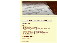 Tablet Screenshot of jangilbertmusic.com